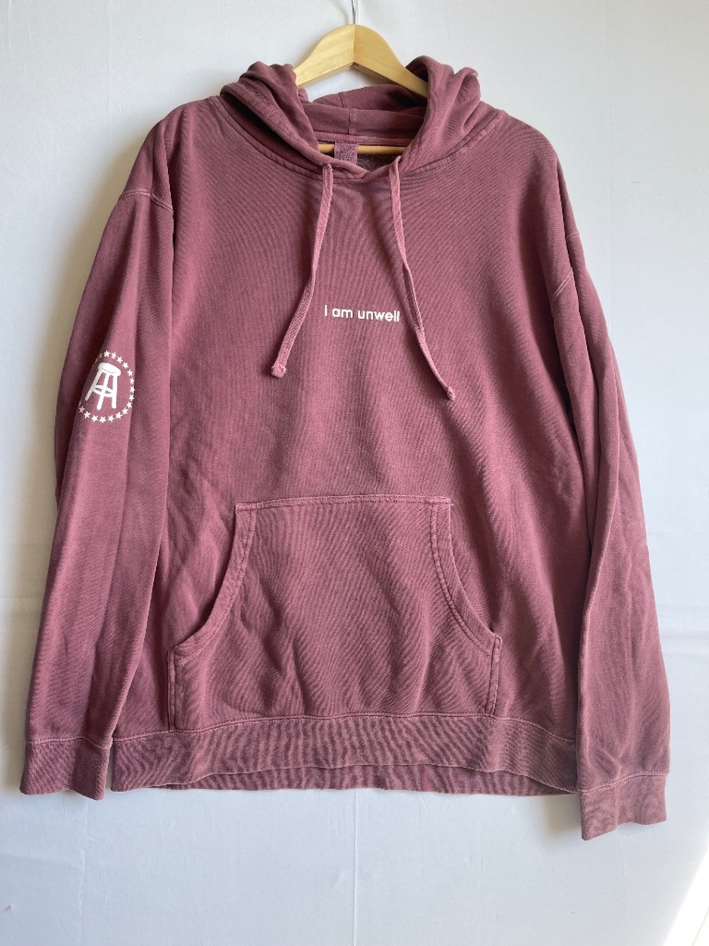 Barstool Sports Call Her Daddy I Am Unwell Mauve Hoodie Sweatshirt L